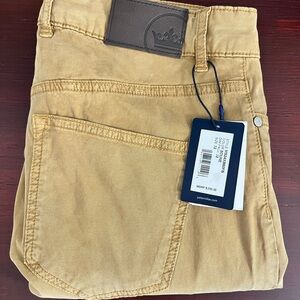 PETER MILLAR CROWN CRAFTED WAYFARE 5 POCKET PANTS NWT 32X32 $200 Sand Dune